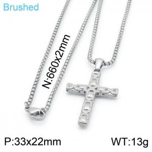 Stainless Steel Necklace - KN201407-KFC