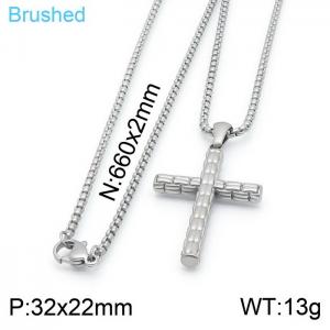 Stainless Steel Necklace - KN201409-KFC