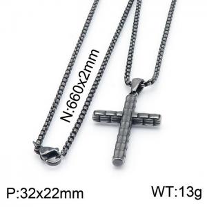 Stainless Steel Necklace - KN201410-KFC