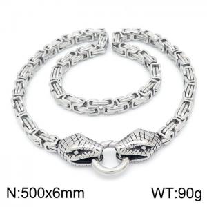 Stainless Steel Necklace - KN201628-Z