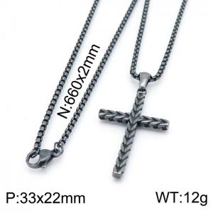 Stainless Steel Necklace - KN201816-KFC