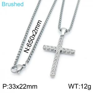 Stainless Steel Necklace - KN201817-KFC