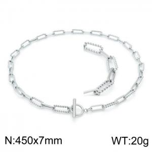 Stainless Steel Necklace - KN202058-Z