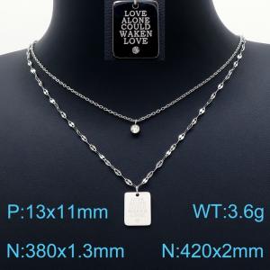 Stainless Steel Necklace - KN202165-KLX