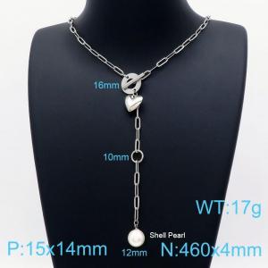 Stainless Steel Necklace - KN202176-Z