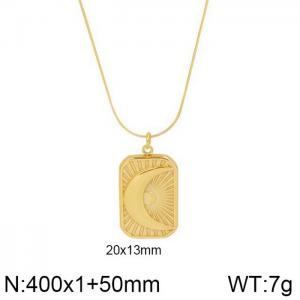 SS Gold-Plating Necklace - KN202224-WGML