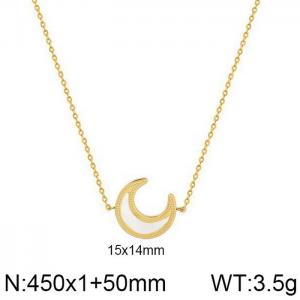SS Gold-Plating Necklace - KN202235-WGML