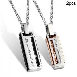 Couple Necklaces - KN202285-WGZH
