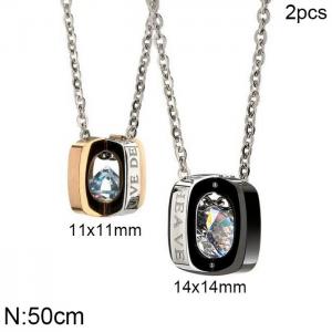 Couple Necklaces - KN202292-WGZH