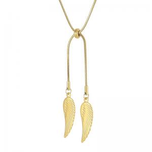 SS Gold-Plating Necklace - KN202590-Z