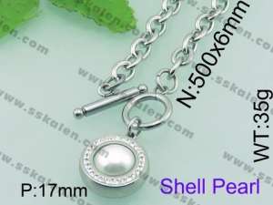 Shell Pearl Necklaces - KN20262-Z