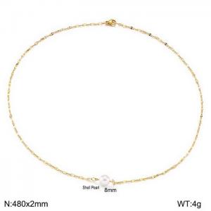 Stainless Steel Necklace - KN202665-Z