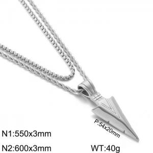 Stainless Steel Necklace - KN202668-Z
