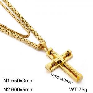 Stainless Steel Necklace - KN202669-Z