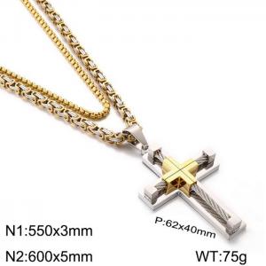 Stainless Steel Necklace - KN202671-Z