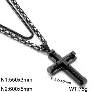 Stainless Steel Necklace - KN202672-Z