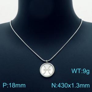 Stainless Steel Necklace - KN203036-KLX