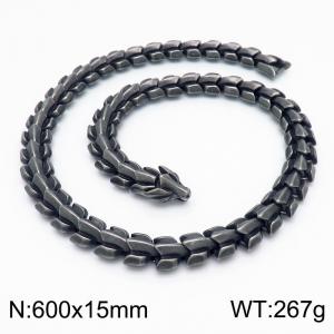 Stainless Steel Necklace - KN203205-KJX