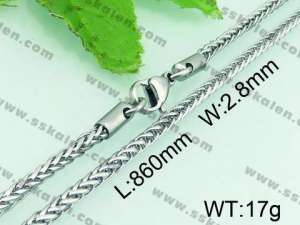 Stainless Steel Necklace - KN20496-Z