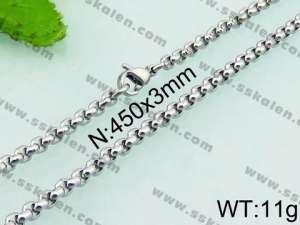Stainless Steel Necklace - KN21706-Z