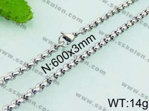 Stainless Steel Necklace - KN21708-Z