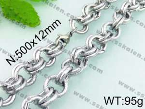 Stainless Steel Necklace - KN21966-Z