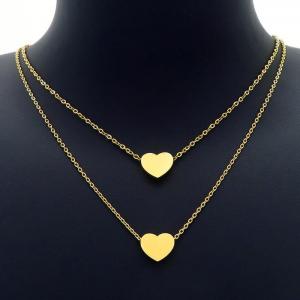 SS Gold-Plating Necklace - KN226164-NT