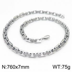 Stainless Steel Necklace - KN226216-Z