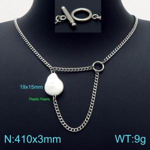 Stainless Steel Necklace - KN226224-Z