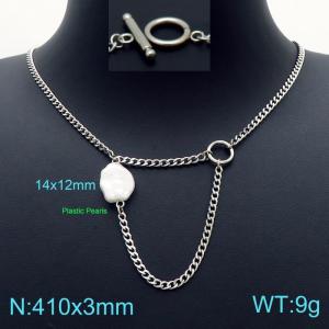 Stainless Steel Necklace - KN226228-Z
