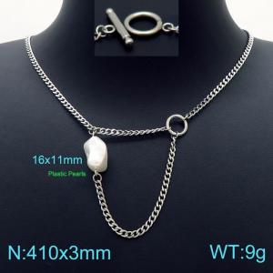 Stainless Steel Necklace - KN226230-Z