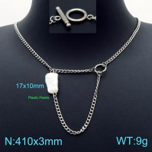 Stainless Steel Necklace - KN226232-Z