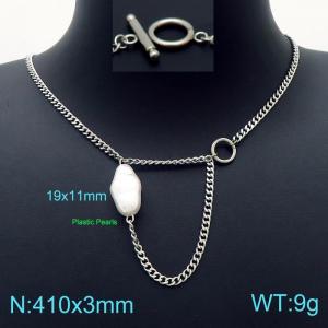 Stainless Steel Necklace - KN226234-Z