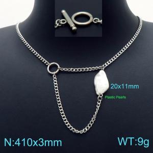 Stainless Steel Necklace - KN226236-Z