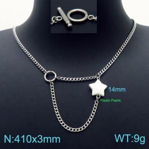 Stainless Steel Necklace - KN226238-Z