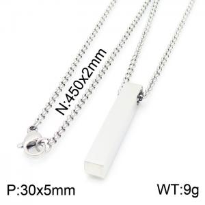 Stainless Steel Necklace - KN226440-Z