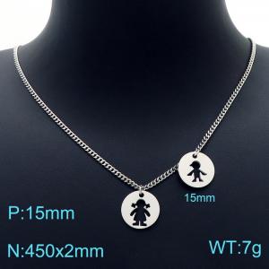 Stainless Steel Necklace - KN226451-Z