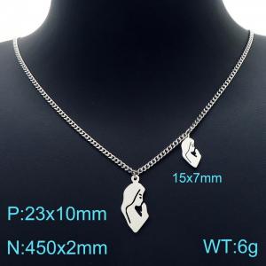 Stainless Steel Necklace - KN226455-Z