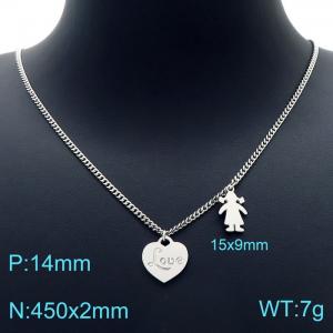 Stainless Steel Necklace - KN226461-Z