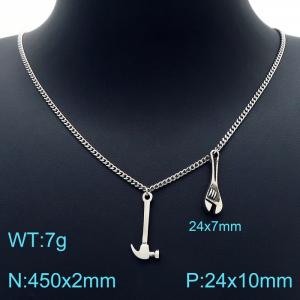 Stainless Steel Necklace - KN226465-Z