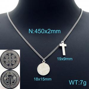 Stainless Steel Necklace - KN226473-Z