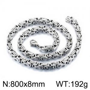 Stainless Steel Necklace - KN226619-Z