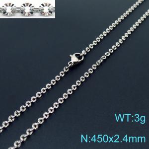 Stainless Steel Necklace - KN226711-Z