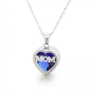 Stainless Steel Stone Necklace （Mother's Day） - KN226773-K