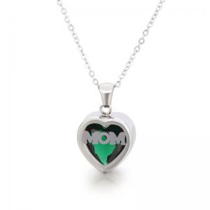 Stainless Steel Stone Necklace （Mother's Day） - KN226781-K