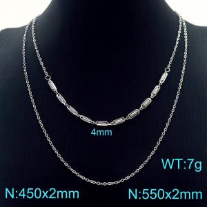 Stainless Steel Necklace - KN226790-Z