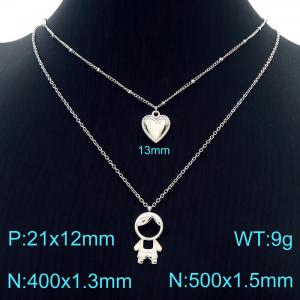 Stainless Steel Necklace - KN226804-Z