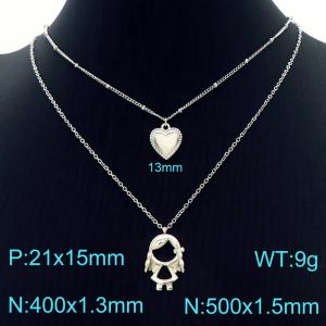 Stainless Steel Necklace - KN226806-Z