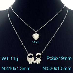 Stainless Steel Necklace - KN226808-Z