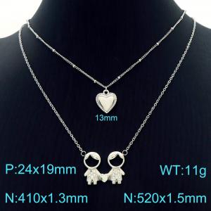 Stainless Steel Necklace - KN226810-Z